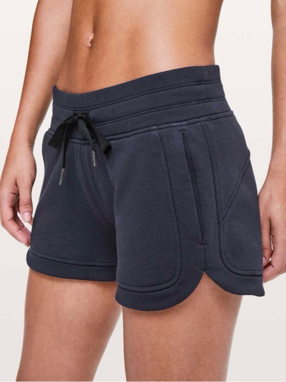 Lululemon Sz 8 Hit Reset Midnight Navy Lounge Athleisure 3” Short